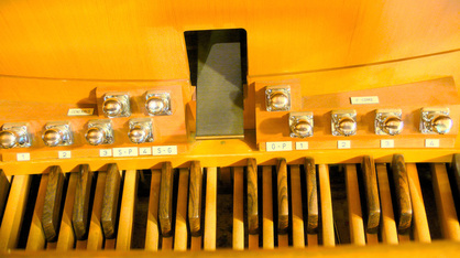 Pedalboard of the Frobenius Organ